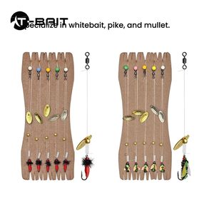 Nouvel ensemble de leurres de pêche à la mouche noués, type insectes, avec paillettes et formes de graines de melon, pour la pêche à la ligne - Product Image 6