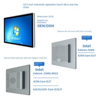 Yanling 18.5" Mesin Kontrol Industri All-In-One Stasiun Jalur Workshop Antarmuka Sentuh Aksesori Komputer Industri