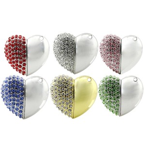 2024 thời trang kim cương <span class=keywords><strong>USB</strong></span> Flash Drive chất lượng tốt 8GB 16GB Memory Stick <span class=keywords><strong>USB</strong></span> Flash Drive 2.0 3.0 kim loại hình trái tim <span class=keywords><strong>USB</strong></span> Đĩ<span class=keywords><strong>a</strong></span> - Product Image 1