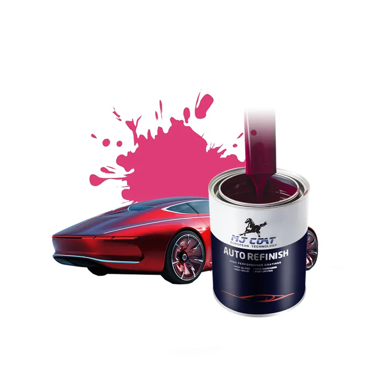 Revestimento de Refinish automático de alta qualidade 1K acrílico para pintura de carros base de resistência às intempéries
