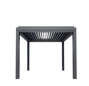 Pérgola Motorizada de Aluminio para Exteriores, con Techo de Láminas Ajustables, Impermeable, Diseño Personalizado, para Balcón - Product Image 1