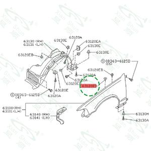 Véritable <span class=keywords><strong>rivet</strong></span> d'expansion de garniture de plaque d'aile interne pour <span class=keywords><strong>Nissan</strong></span> Ford Attaches et clips automobiles en <span class=keywords><strong>plastique</strong></span> - Product Image 2