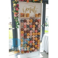 DO001 Présentoir à donuts en acrylique, mur à donuts, mur à prosecco et champagne, toile de fond pour mariage, fête, maison, boutique