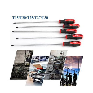 Jeu de 5 tournevis en étoile <span class=keywords><strong>Torx</strong></span> Extra Long T15 T20 T25 T27 T30 300mm - Product Image 3