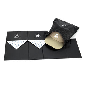 Boîte à chapeaux en stock, couleur noire, promotionnelle, OEM, Chine, vente en gros, modèle de boîte à chapeaux, fabricant de boîtes à chapeaux - Product Image 5