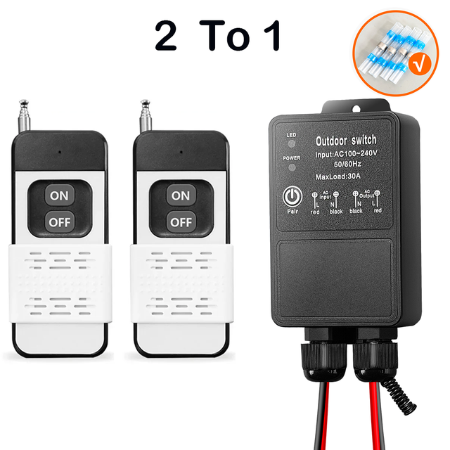 2 Télécommandes 1 Récepteur