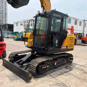 Mini-excavatrice Sany SY75C d'occasion, 7,5 tonnes, petite pelle pour travaux de construction - Product Image 1