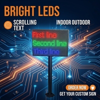 TCP/IP P10-48*64 Dots Kleiner RGB SMD LED Outdoor-Bildschirm mit Halterung zur Nachrichtenanzeige Hohe Helligkeit OEM