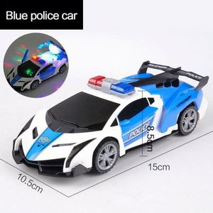 Kids Boy Electric Deformation Series Universal Stunt Car 360 Degrees High Speed Rotating B/o Toy With Light <b>Music</b> - Product Image 6