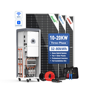 Sistema de Almacenamiento de Energía Solar Todo en Uno JApower de 16KWH, 20KWH, 32KWH Monofásico, Integrado con Inversor Híbrido Deye Compatible - Product Image 1