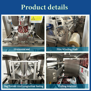 Máquina de envasado de bolsas prefabricadas de alimentos fritos de gránulos de alta velocidad, pesaje automático de pesadora multicabezal - Product Image 3