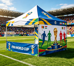 Carpa Publicitaria Personalizada <span class=keywords><strong>para</strong></span> Eventos Deportivos, Resistente a la Lluvia, <span class=keywords><strong>para</strong></span> Fiestas y Partidos de Fútbol - Product Image 2