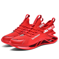 Chaussures de sport pour hommes, grande taille, à lacets, en mesh synthétique, antidérapantes, légères et amortissantes