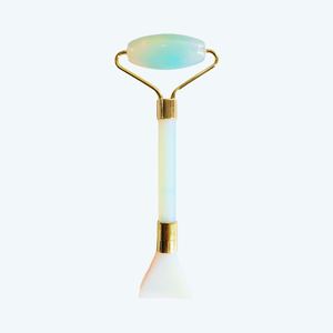 Rouleau de jade en opale silencieux pour le visage, les yeux, le cou, la beauté, le gua sha - Product Image 5