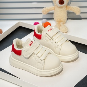 Chaussures Blanches <span class=keywords><strong>pour</strong></span> Tout-Petits Printemps Automne Vente en Gros Semelle Souple Fermeture Velcro Motif Dessin Animé Enfants 6 Ans Nouveauté Tout-Assorti - Product Image 3