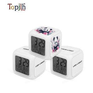 Topjlh Bán Buôn Cá Nhân Đồng Hồ Kỹ Thuật Số Với Hình Ảnh, <span class=keywords><strong>LED</strong></span> Ánh Sáng Ban Đêm Đồng Hồ Báo Thức, OEM Tùy Chỉnh Bàn Trang Trí Nội Thất Quà Tặng - Product Image 3