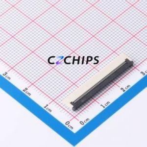 FPC-0.5FX-50PWCR-H20 FFC/FPC Connector SMD,P=0.5mm,Horizontal Mount Connector Flip Cover Type Bottom Contact 50P 0.5mm - Product Image 1