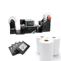 Impresora de etiquetas de color digital, rollo a rollo, máquina de pegatinas, impresora de inyección de tinta de código de barras transparente