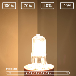 Lámpara Halógena Transparente <span class=keywords><strong>JC</strong></span> G8 de <span class=keywords><strong>20W</strong></span> 120V 230V con Cuerpo de Vidrio Esmerilado, HAL-G8 - Product Image 4