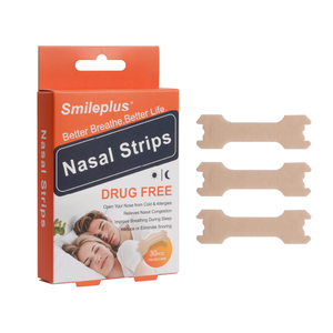 Bandes nasales Smileplus HY5521, sacs personnalisés avec logo, respirantes, hypoallergéniques, Breathe Right Sport 19x66mm - Product Image 1