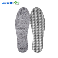 Semelles intérieures en feutre isolantes thermiques JOGHN en aluminium, absorbantes et respirantes, double face, pour usage décontracté