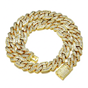 Shiny 14MM High-Polished 925 Sterling Silver Necklace 45CM 18Inch Unisex Chunky Moissanite Jewelry Hip Hop Cuban Link Streetwear - Product Image 1