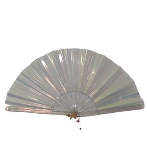 พัดมือพลาสติก PVC ขนาดใหญ่ สีม่วงสะท้อนแสง นีออน คุณภาพสูง ทนทาน พิมพ์ลายตามสั่ง ดีไซน์เท่ห์ รุ่นใหม่ล่าสุด - Product Image 3