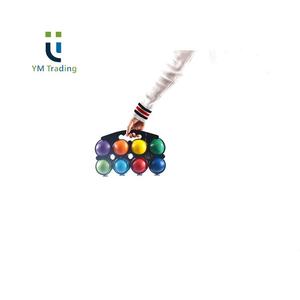 Multi-colore 7 cm <span class=keywords><strong>Bocce</strong></span> Set di <span class=keywords><strong>plastica</strong></span> giocattolo sportivo spiaggia/prato gioco <span class=keywords><strong>Bocce</strong></span> con custodia per bambini e adulti - Product Image 3
