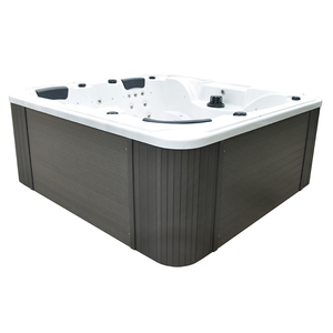 Baignoire autoportante en acrylique 55 x 28 Swirl Way pour salle de bain principale avec douche intégrée - Product Image 4