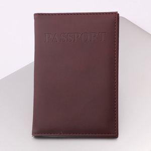 Porte-passeport en cuir PU anglais de haute qualité, ensemble de porte-passeport, porte-carte d'identité - Product Image 4