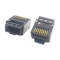 Conector Modular Coorle RJ45 8p8c Blindado y Chapado en Oro para Cat5e STP SFTP Starlink V3 GEN3 Hecho en Dongguan