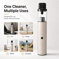 Aspirateur de poussière automobile sans fil à super aspiration 16Kpa, batterie rechargeable à 3 cellules, aspirateur à main pour un nettoyage en profondeur