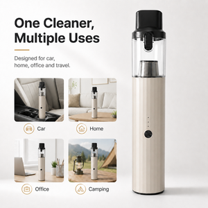 Aspirateur de poussière automobile <span class=keywords><strong>sans</strong></span> <span class=keywords><strong>fil</strong></span> à super aspiration 16Kpa, batterie rechargeable à 3 cellules, aspirateur à main pour un nettoyage en profondeur - Product Image 5