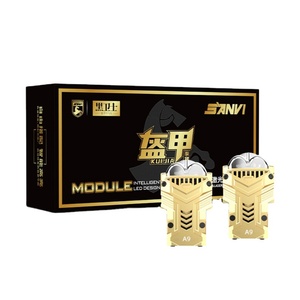 เลนส์ไฟหน้าขนาดเล็ก A9 1.6 นิ้ว แบบเมทริกซ์ ไฟส่องสว่างแบบคู่ หลอดไฟ LED เลเซอร์คู่ 12V ไฟสูง-ต่ำ สำหรับรถยนต์ เลนส์โปรเจคเตอร์ Bi LED - Product Image 1