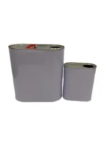 Multi functional 1L oval metal can for painting cigarette packet Metal spice container Coffee can Easy to pull can