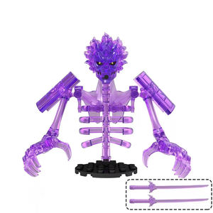 WM6208 Lehrreiches Kinderspielzeug Susanoo 7 Formen 2 Waffen 1 Basis DIY Puzzle Juguetes Mini Plastik-Baustein-Sets - Product Image 4