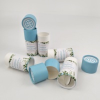 Emballage de baume à lèvres écologique, 10 pièces, conteneur en carton, Tubes en papier Kraft biodégradables pour bâton déodorant