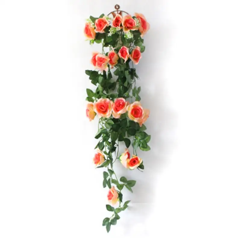 מלאכותי עלה פרח בוש מלאכותי פרחים עם סיר גדול גדלים בעיצוב בית עבור אספקת חתונה צמח Monstera גרלנד גפן