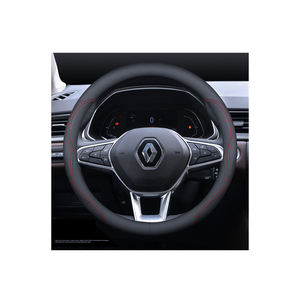 Housse de <span class=keywords><strong>volant</strong></span> de voiture en cuir nappa pour renault koleos captur kadjar Fluence Samsung Qm6 qm5 talisman <span class=keywords><strong>scenic</strong></span> espace megane - Product Image 1