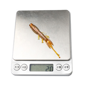 เหยื่อปลอมกุ้งนิ่ม 85 มม. 2.2 กรัม 12 ชิ้น เหยื่อตกปลาแบส แบบ Texas Rig ไบโอนิค พลาสติก รูปหนอน รสกุ้ง ผสมเกลือ - Product Image 3