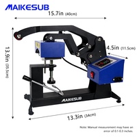 Presse à chaud semi-automatique Machine à chapeau Impression par transfert électrique pour chapeaux tasses casquettes 110v/220v directement de l'usine