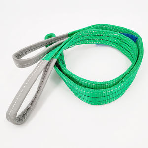 卸売りフラットウェビング貨物リフティングスリング1T-10Tポリエステル目2T-10Tフラットカーゴリフティング - Product Image 3