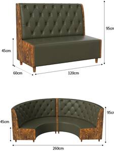 Vente en gros de banquettes de <span class=keywords><strong>restaurant</strong></span> rétro de qualité supérieure, durables et bon marché avec tables - Product Image 5