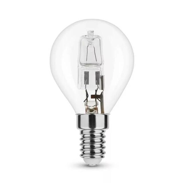 Classic G45 Halogen Bulb 42W 230V Round Golf Ball Light | 2700K Warm White High CRI 100 Glass Lamp for Decor