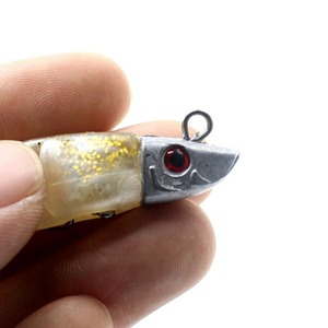 Leurre en forme de poisson banane à queue en T en PVC avec hameçons pour le bar, tailles 13cm/26g et 10cm/155g, appât souple artificiel - Product Image 4
