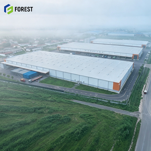 Nave Industrial Modular de Acero Estructural para Trabajo Pesado, Almacén de Gran Capacidad, Instalación de Producción de Gran Volumen - Product Image 1