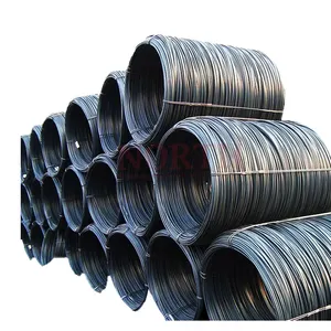 Swg 20 Gauge High Carbon Steel Wire Rods 1mm 2mm Diameter Customized Low Carbon Spring Steel Wires with High Tensile Strength