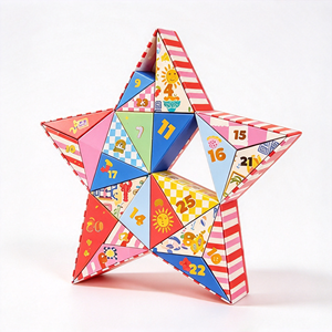 Handmade Folding Paper Star Craft Kit Crease Resistant Paper Vibrant Colors Custom Logo for Family Activities Paper Star Kit - Product Image 1