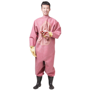 Wader de pêche en caoutchouc PVC imperméable <span class=keywords><strong>rose</strong></span> Wader de pêche en néoprène - Product Image 1