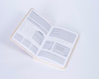 Besticktes Flauschiges Stoff-PVC-PP Hardcover A5 Weiches Plüsch-Notizbuch mit Rückstichbindung 100 Blatt Loseblatt Leder-Notizbuch Journal für Kinder